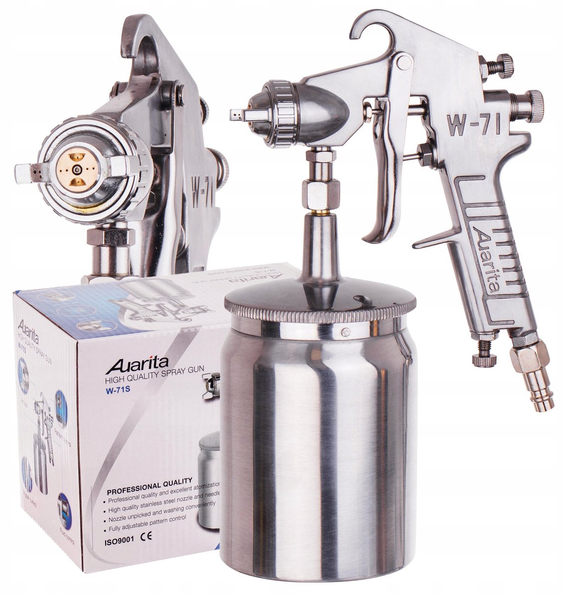 Auarita W-71S Spitgun 1,5 mm 600 ml bodemtank