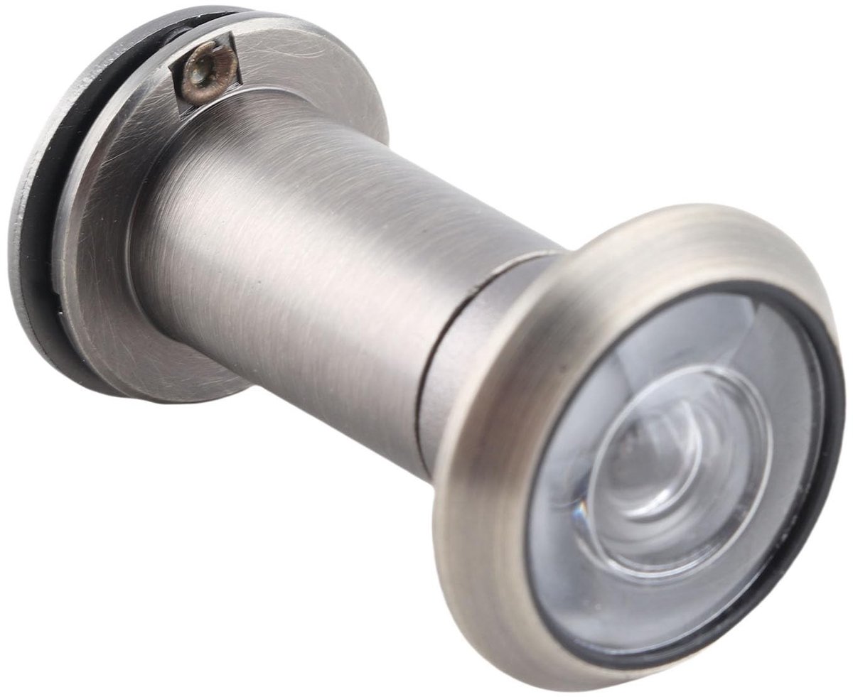 Dailygoods- Deurkijker 200 Graden Groothoek - Optische Lens - Beveiliging - Privacyscherm - Geschikt voor Deurdiktes 35-60 mm - Zinklegering - Deurobservator