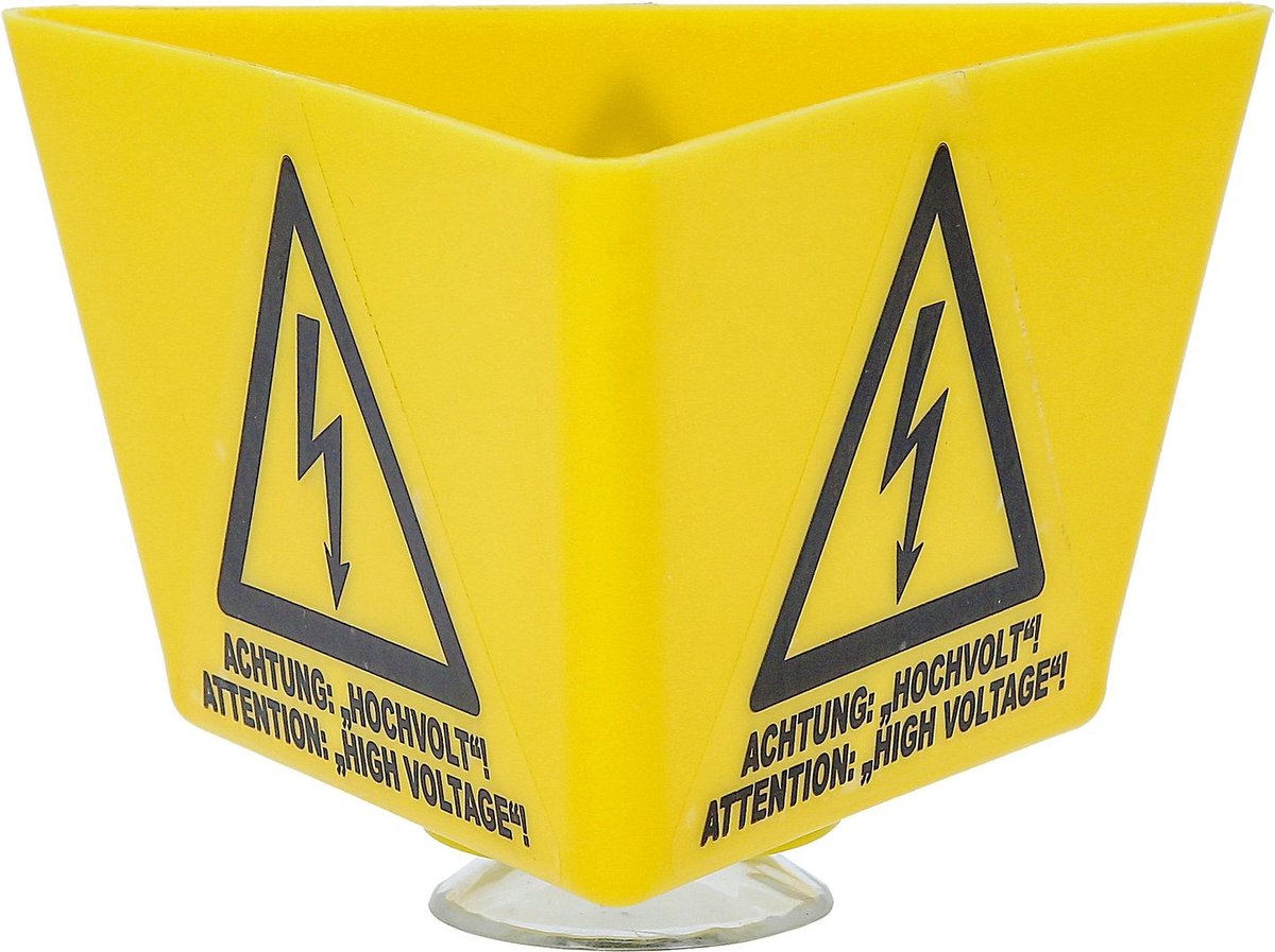 KS Tools Dachaufsteller mit Blitzsymbol und Saugnapf - 117.0222