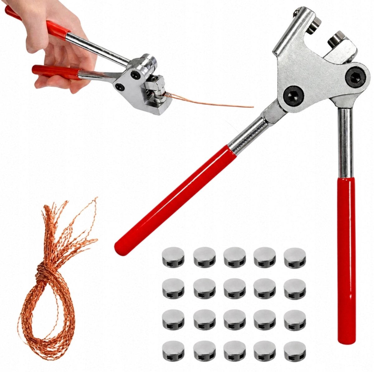 Plombetang Set met 20 Loodplombjes - Veiligheid voor Meters & Kasten