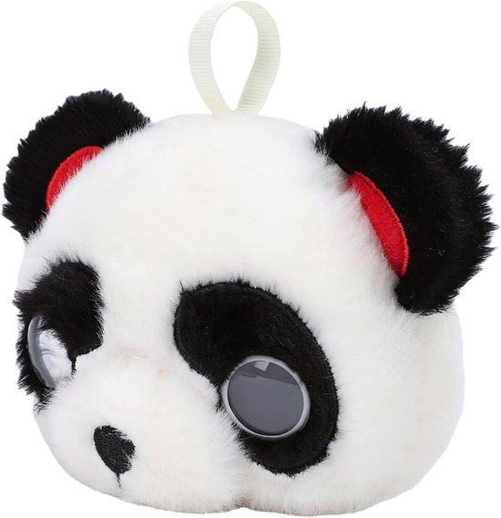 AI Panda Knuffel - Interactieve Robothanger - Leren en Ondersteuning - Spreekt 66 Talen - 12x10cm - Wit Zwart — afbeelding 3