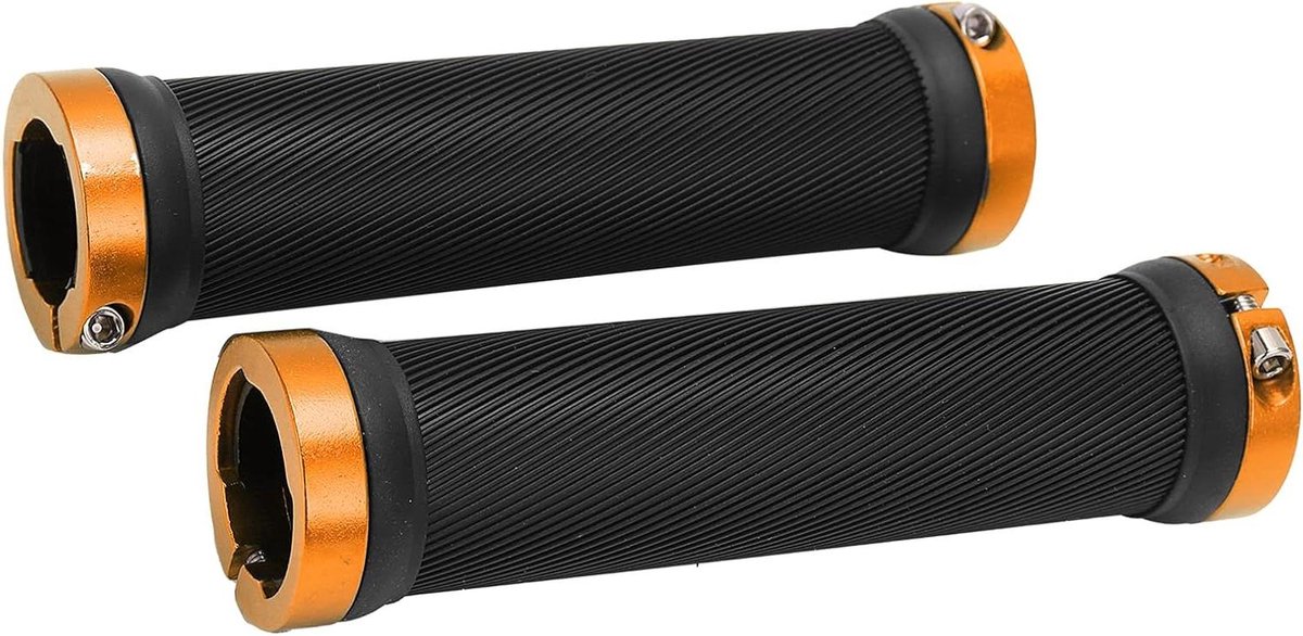 Fietshandvatten - Fietsgrepen - Comfortabel Fietsen - Antislip Rubber - 22 Mm Stuur - Geel