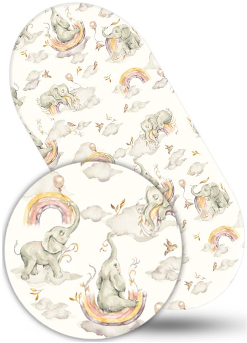 Babymam Kinderwagenhoeslakentje 38x80cm Katoen - Zacht & Veilig
