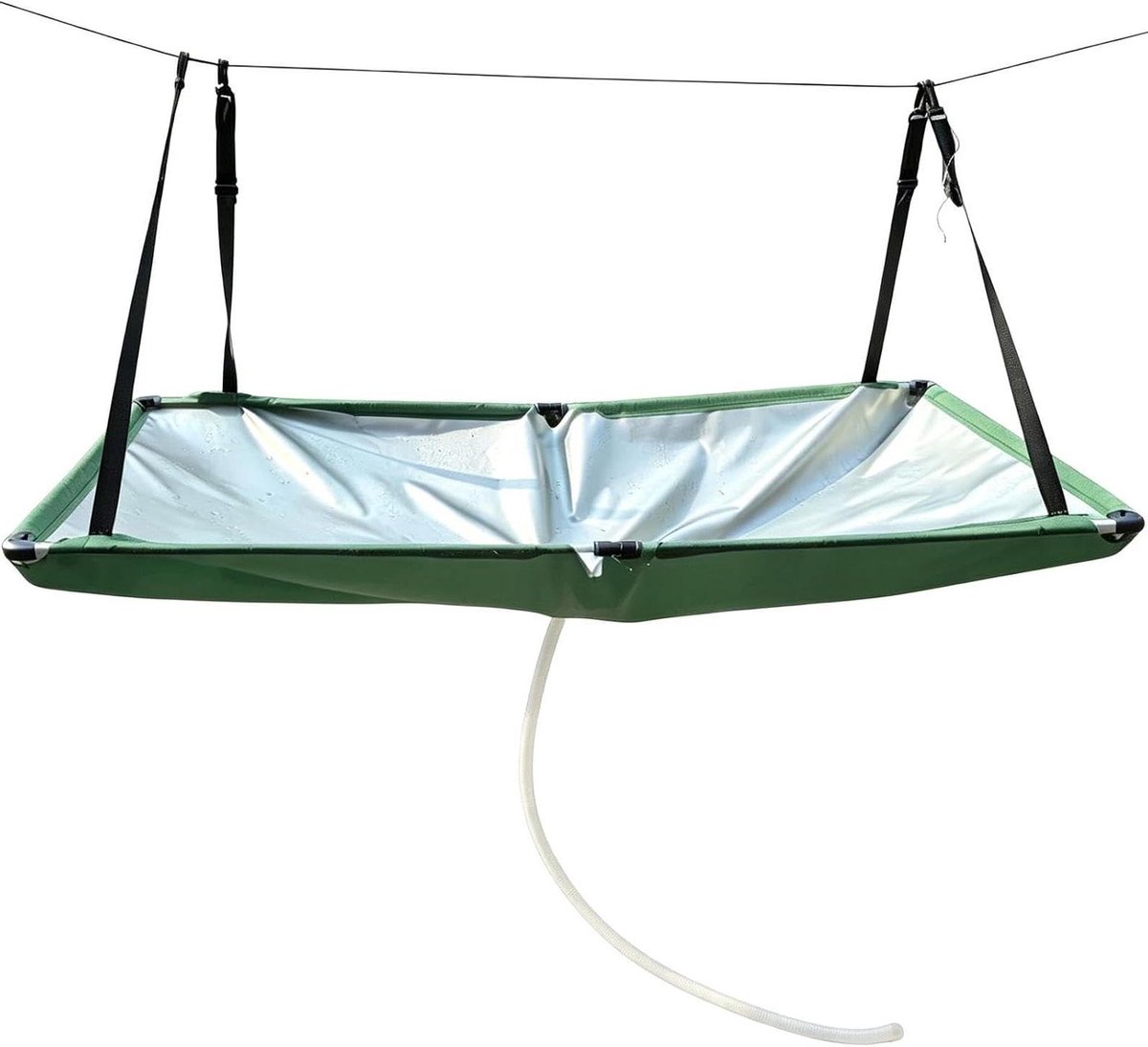 Regenwater Opvangsysteem - Regenpijp Omleider - Tuin Irrigatie - Moeiteloze Installatie - 100x50cm - Grijs