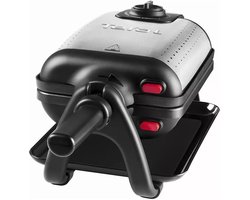 Tefal King Size WM756D - Wafelijzer - Anti-aanbaklaag - Voor Grote Wafels - Uitneembare Platen - Regelbare Thermostaat - 1200W