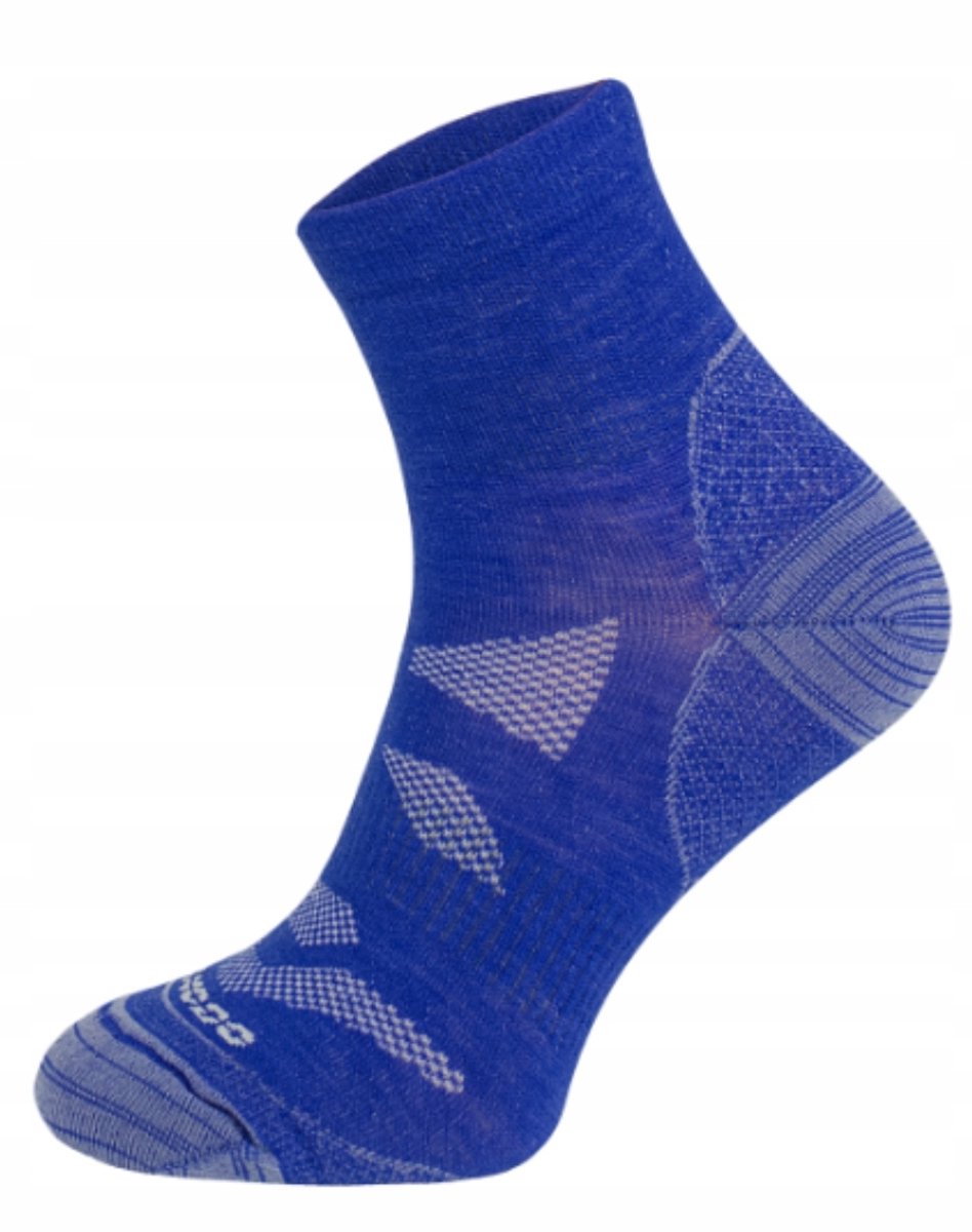 Comodo TR22 Merino Wandelsokken Lichtgewicht Quarter 39-42 Blauw
