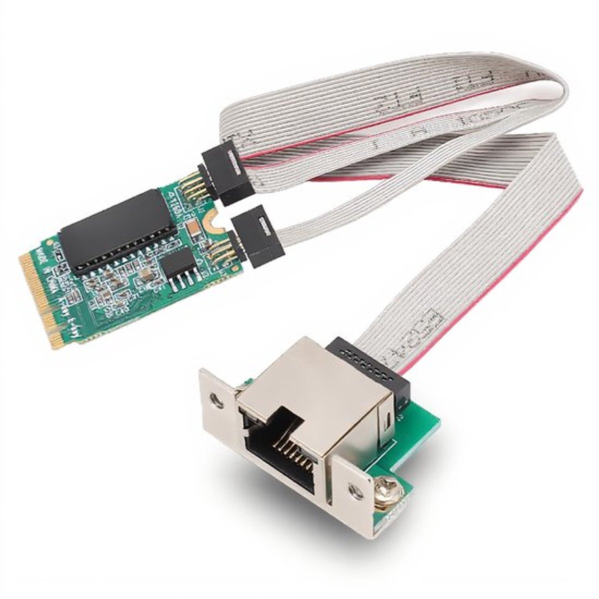 Allecto - M.2 A+E Netwerkkaart - Gigabit Ethernet - Enkele Poort Rj45