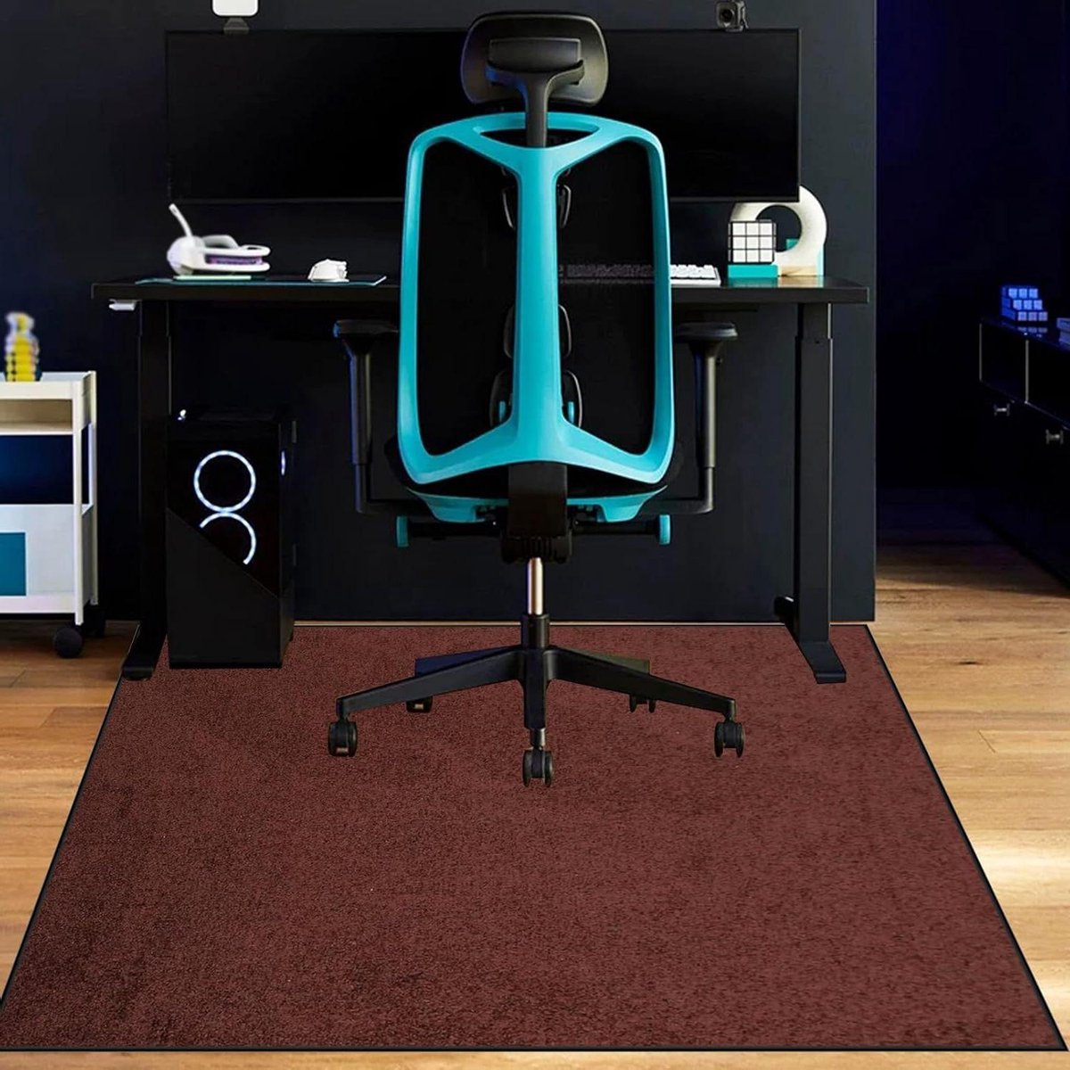 Stoelmat Bureau - Vloerbeschermer Mat - Vloer Beschermen - Antislip Drielaags Ontwerp - 20