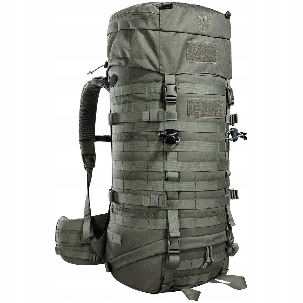 Tasmanian Tiger Base Pack Rugzak 52-65L IRR Steengrijs Olijf