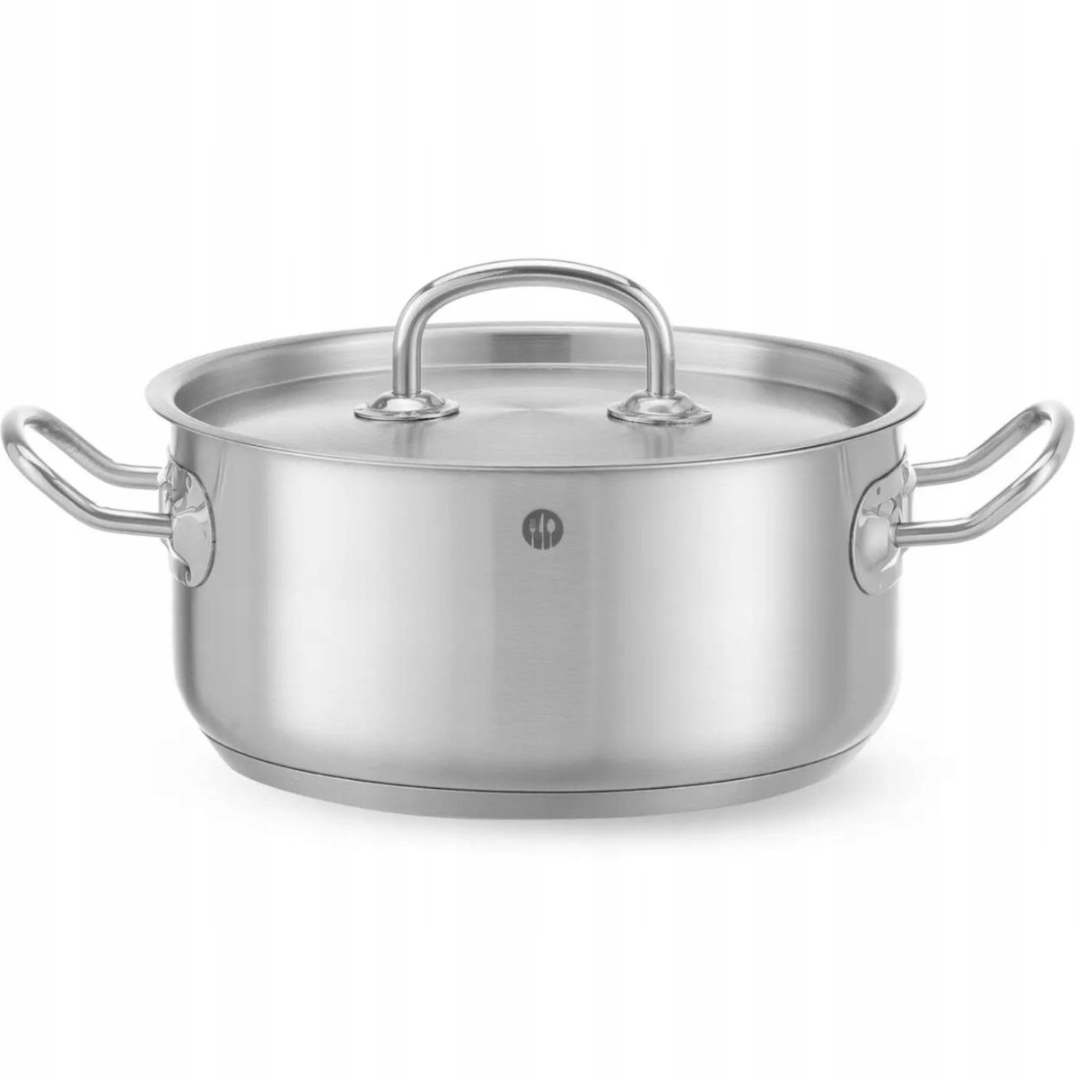 Hendi Keukenlijn Lage Kookpan met Deksel 2.9L RVS 20cm