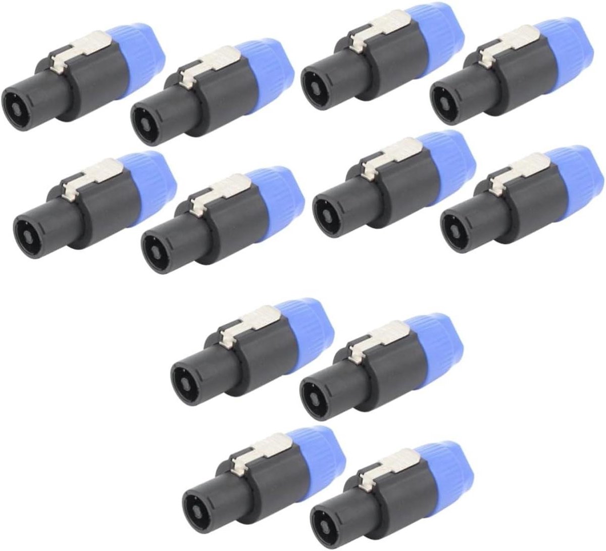 Luidsprekerconnectoren Set - Audioconnectoren - Professionele Audio - Eenvoudige Installatie - 4 Stuks - Diverse Kleuren