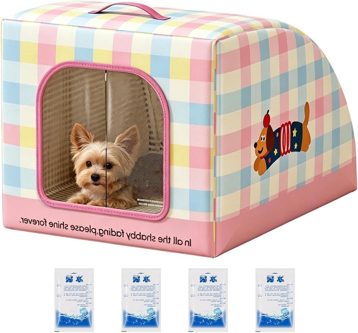 Koelend Kattenhuis - Geïsoleerd Bed - Huisdier Comfort - Stroomloze Koeling - 12 x 30 x 12 cm - Pup