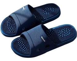 Massage Slippers - Voetmassage Sandalen - Ontspanning na Werk - Acupressuur Punten - 100 Gram - Blauw