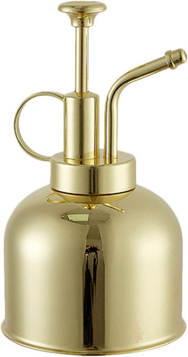 Mini Gieter - Waterkannetje Koper - Planten Water Geven - Roestvrij Koper - 300 ml - Goud