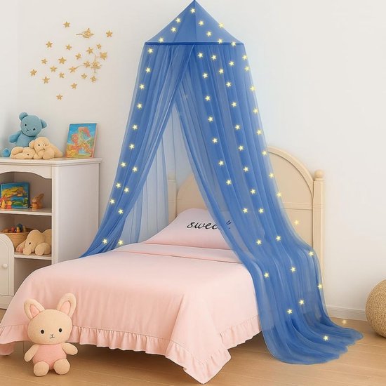 CLVP® Klamboe 1 Persoons - Muggennet - Muskietennet Baby - Blauw — afbeelding 5