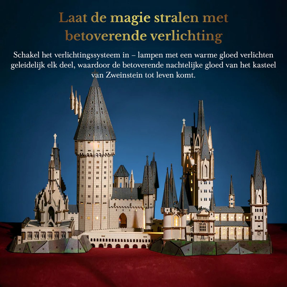 Harry Potter Hogwarts Astronomy Tower - Modelbouwpakket - Houten 3D Puzzel - Bouwpakket - Constructiespeelgoed - DIY Pakket Hout - Bouwset - Modelbouw voor Volwassenen en Kinderen - Miniatuur — afbeelding 8