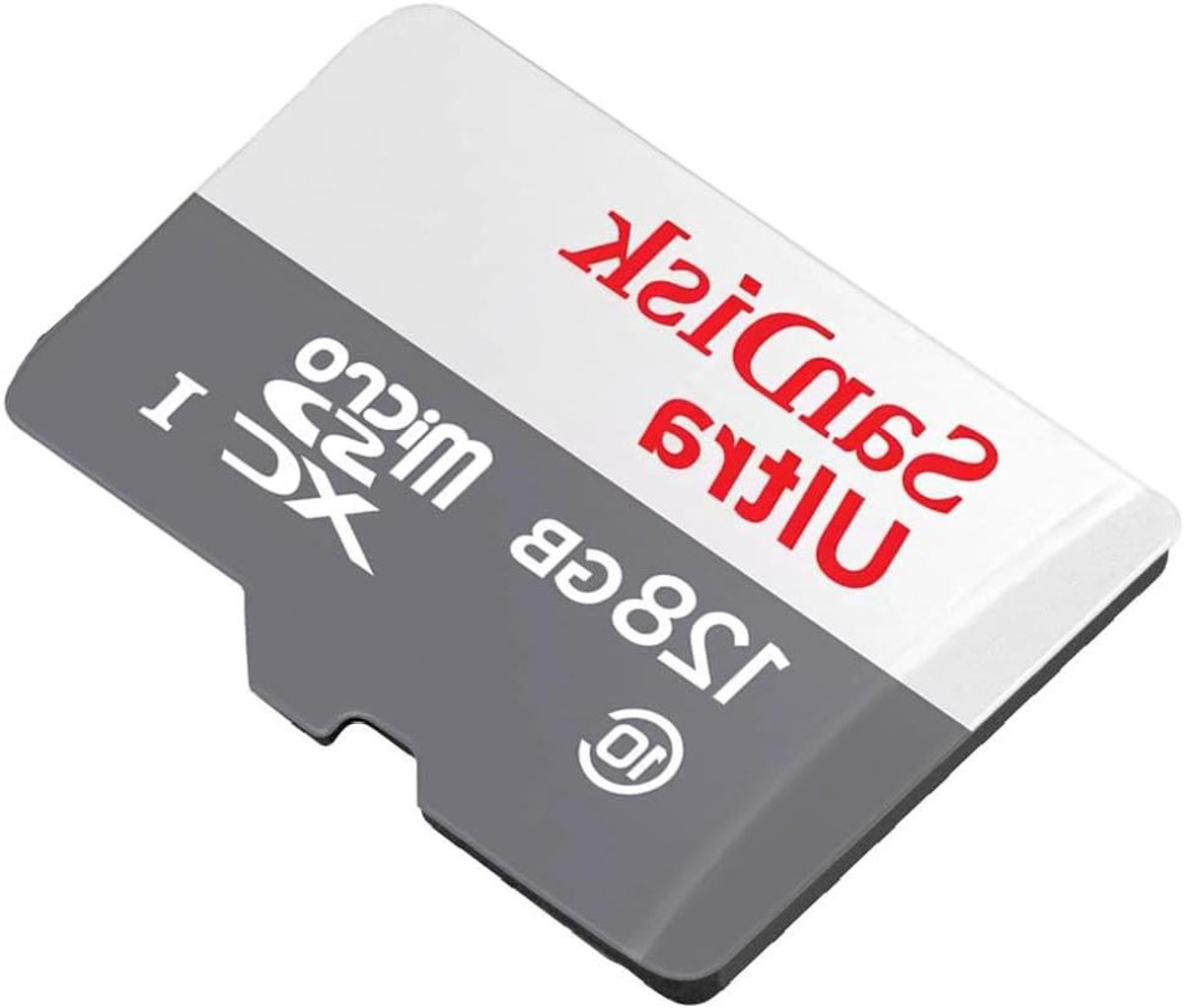 MicroSDXC Geheugenkaart - Opslagkaart SD - Foto's Opslaan - Snelle Dataoverdracht - 128GB - Zwart