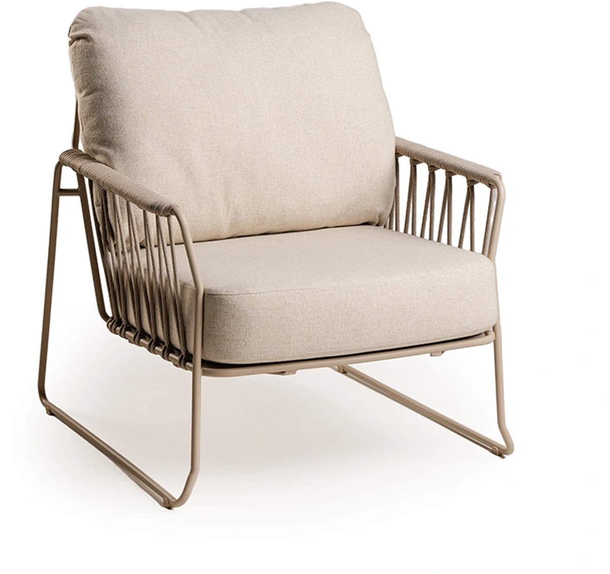 Tierra Outdoor Rivera fauteuil lounge - Champagne
