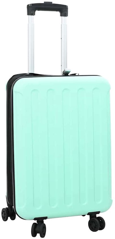 vidaXL Koffer met slot Mintgroen 34 × 23 × 55.5 cm ABS Kunststof