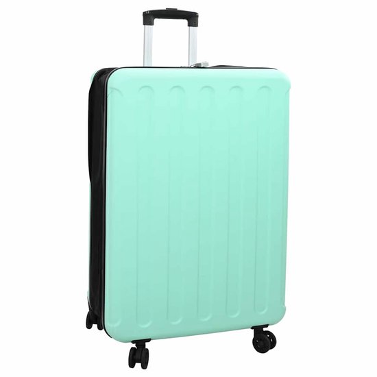 vidaXL Koffer met slot Mintgroen 50 × 30 × 76 cm ABS Kunststof