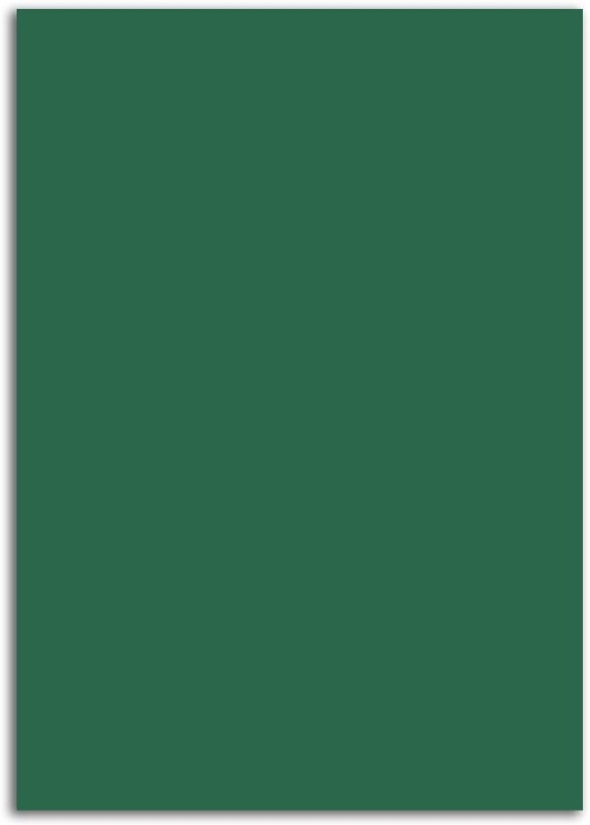 Papier Vellen - Knutselpapier Gekleurd - Creatief Knutselen - Volledig Door Gekleurd - 300 A4 Vellen - Donkergroen