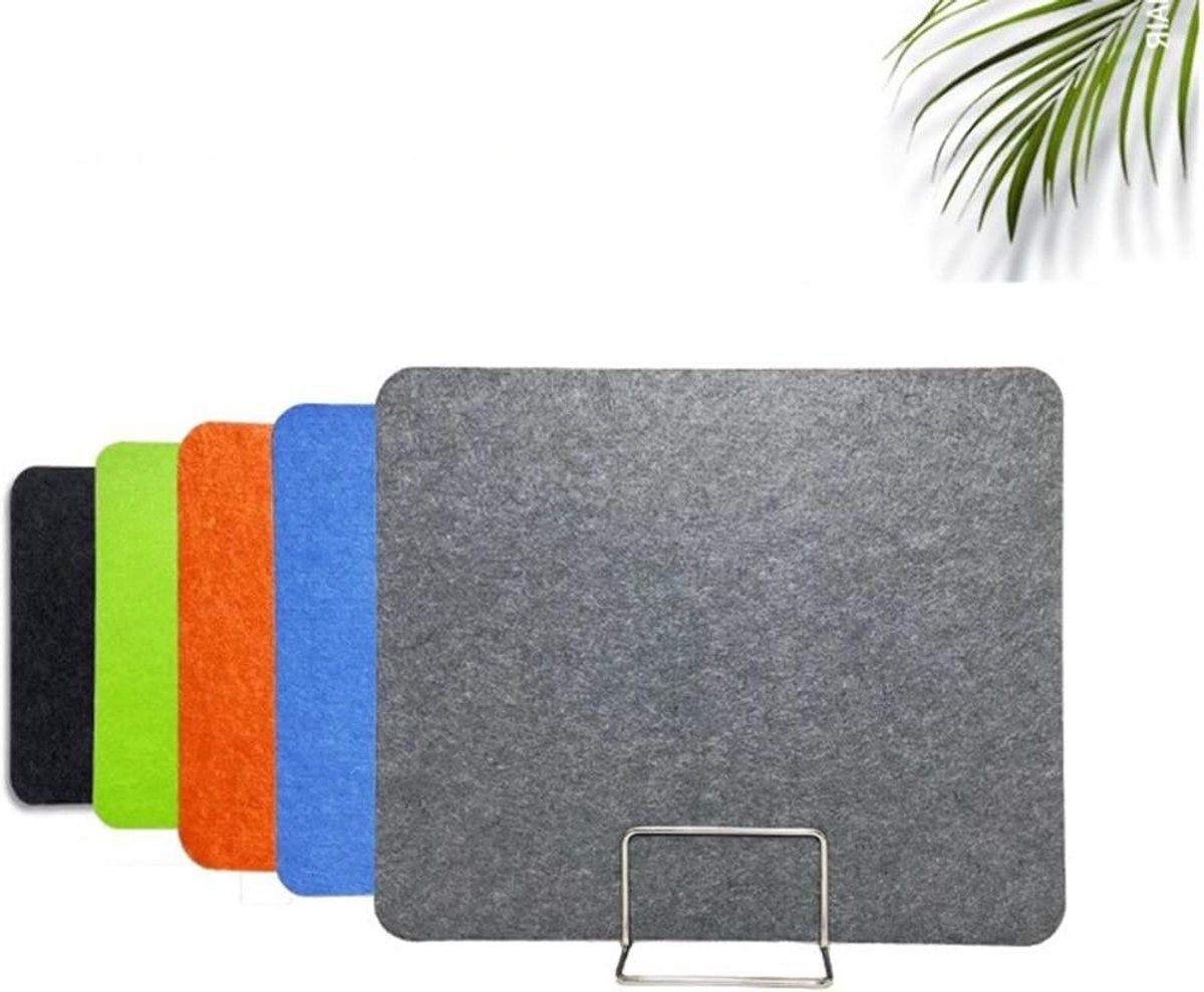 Bureau Privacy Divider, Akoestisch Vrijstaand Bureau Privacy Paneel Bureau Divider Bureau Partitie Geluidsreducerende Geluidsdichte Dividers Met Steunvoeten Voor Klaslokaal Tafel (Groen, 40X