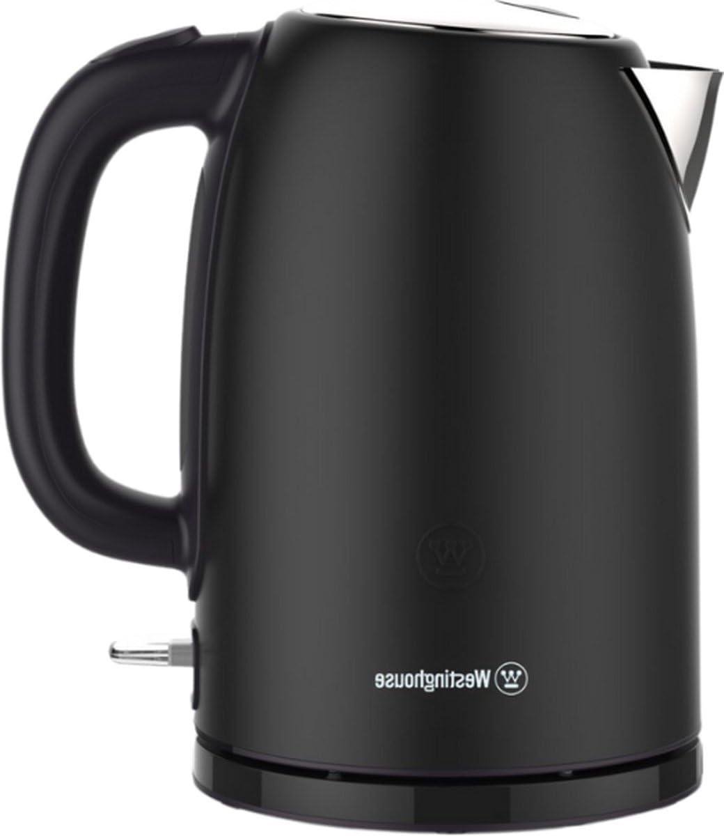 Waterkoker RVS - Elektrische Ketel - Snel Water Koken - Geïntegreerd Kalkfilter - 1.7 Liter - Zwart