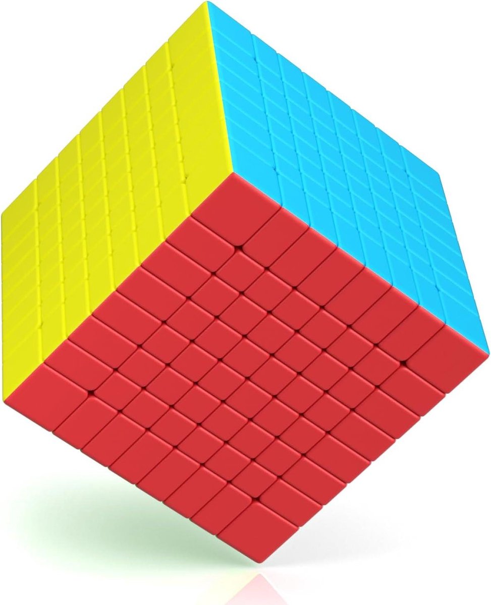 Speed magic cube - Puzzel dobbelsteen - Hersenen trainen - Stickerloze oppervlakte - 8 x 8 x 8 cm - Zwart