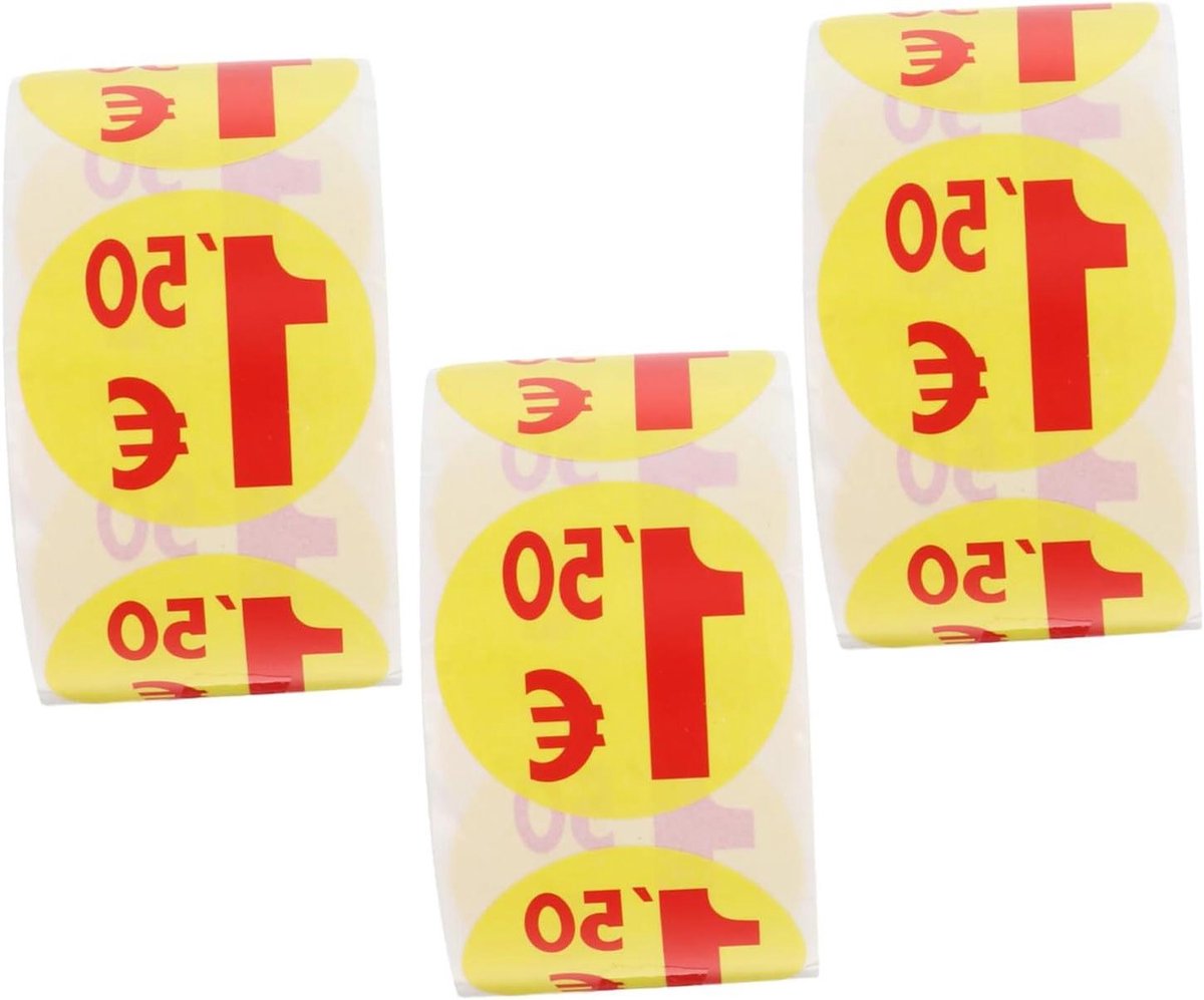 Supermarkt Decals 150 Euro Stickers 1500 Stuks Zelfklevende Lamineringsvellen