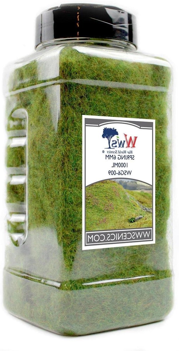 Statisch Gras - Model Gras - Landschappen Creëren - Nylon Vezels - 1000ml - Groen