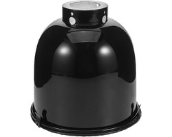 Reptielenlamp Kap - Warmtelamp Houder - Terrarium Klimaat - Gelijkmatige Warmte - 5.5 Inch - Zwart