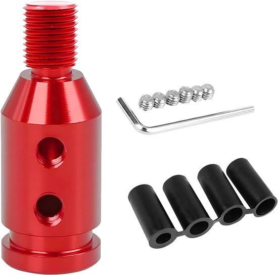 Pookknopadapter - Schakeladapter - Auto Versnellen - Universele Pasvorm - M12 x 125 - Zwart — afbeelding 4