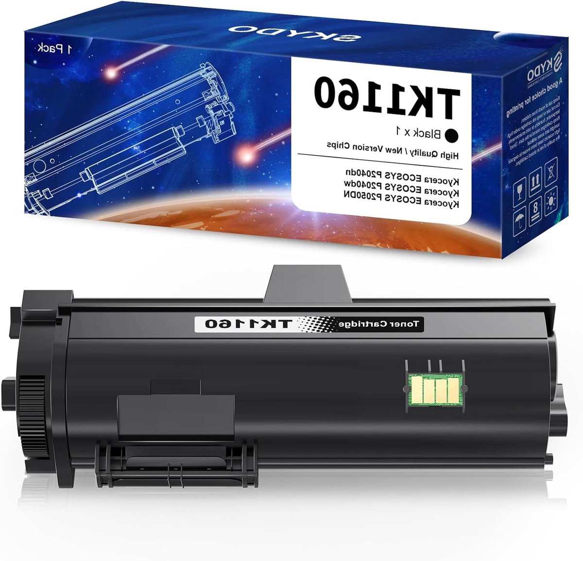 Toner Zwart - Printer Toner - Scherpe Documenten Printen - Hoge Paginaopbrengst - 7200 Pagina's - Zwart