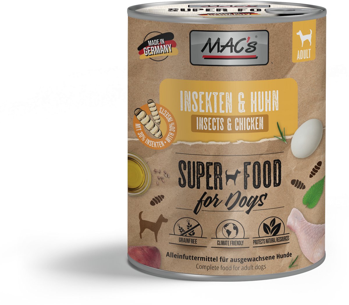 MAC's DOG - Insecten 6x750g - Insecten & Kip