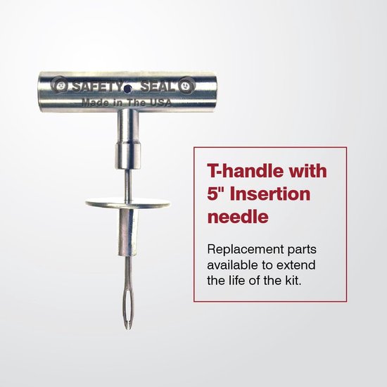 Banden reparatie kit - Zegel gereedschap - Tubeless banden herstellen - Professionele set - 60 snaren - Metaal van Merkloos — afbeelding 4