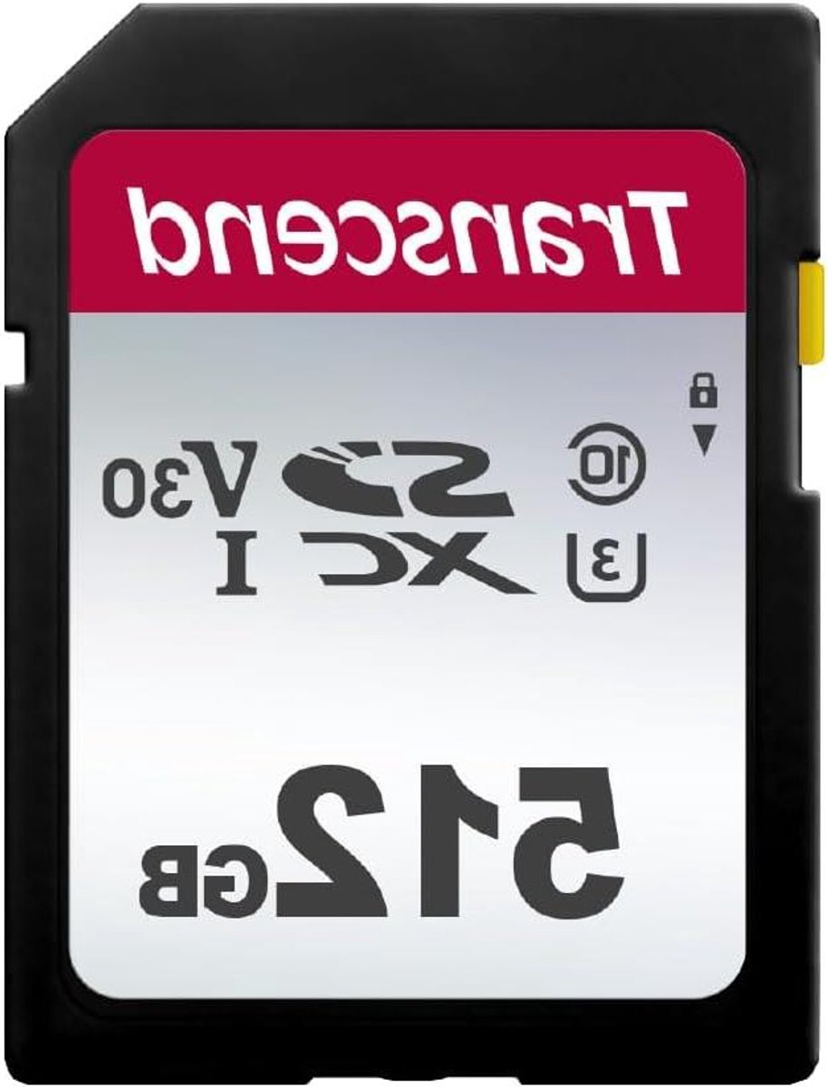 Geheugenkaart - SDXC kaart - Foto's Opslaan - Hoge Snelheid - 512GB - Zwart