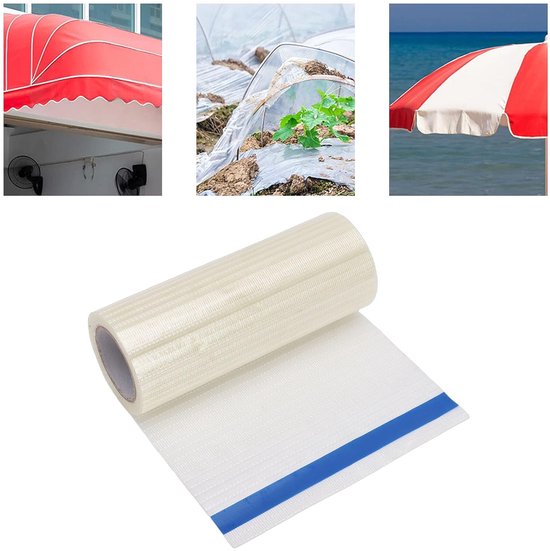 Tentreparatietape - Waterdichte Patch - Buitenreparaties - Extreme Temperatuurvast - 15 cm breed - Transparant van Merkloos — afbeelding 4