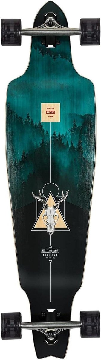 Bamboe skateboard Cruiser board Stad rijden Compleet concave deck 38 inch