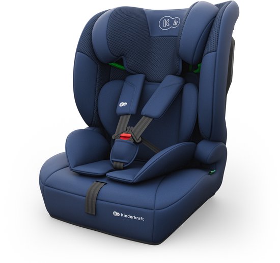 Kinderkraft COMFORT UP 2 PLUS - i-Size autostoel - 3-puntsgordel installatie - Gordelgeleiders 76-150 cm - 5-punts 76-105 - Blauw van Merkloos — afbeelding 2
