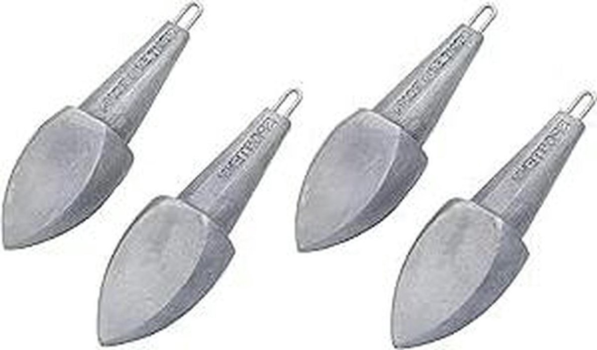 Sportenn Ring van roestvrij staal, 50 stuks, 4 stuks