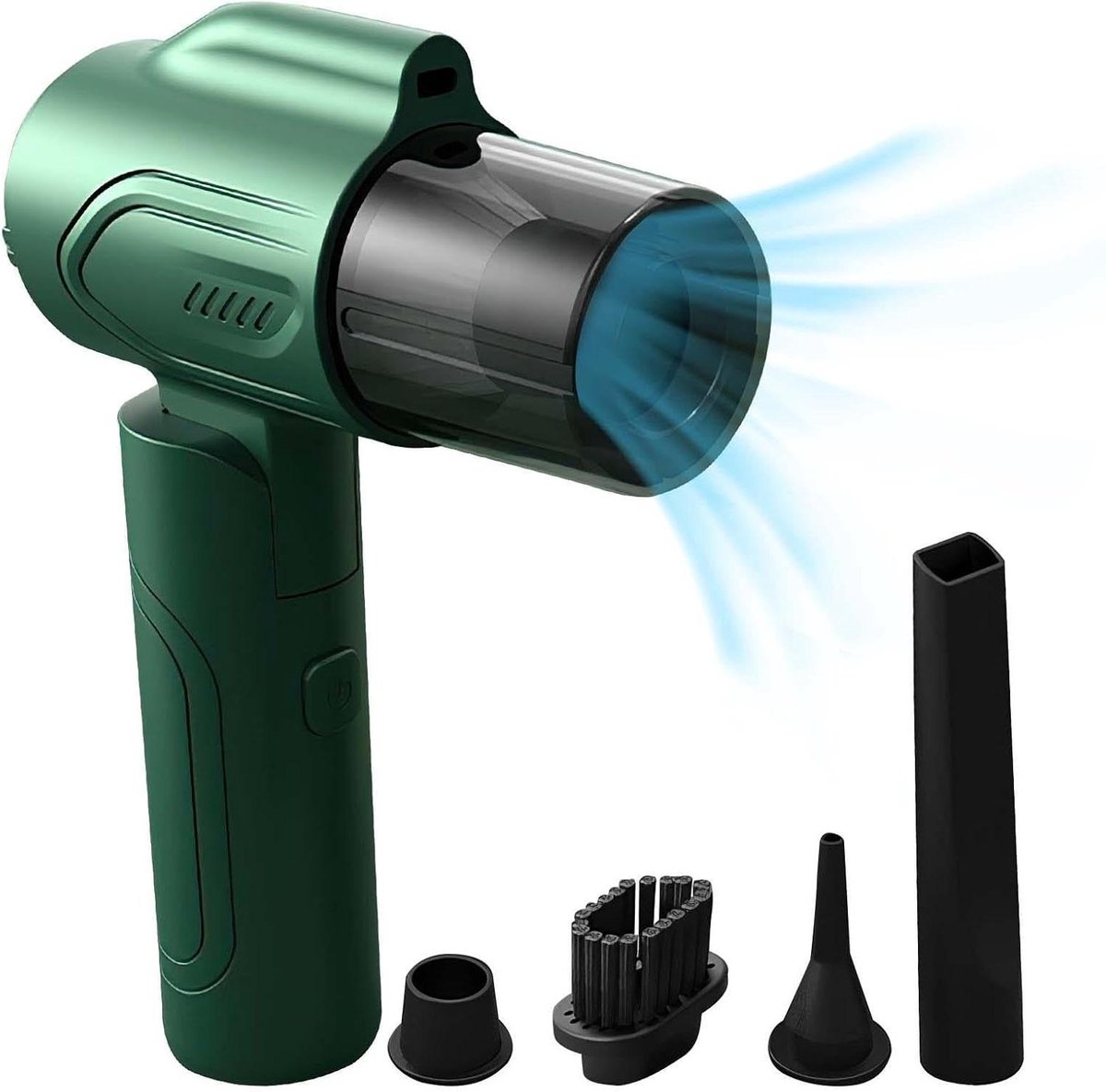 Luchtstofzuiger - Stofblazer - Apparaten Reinigen - 3-in-1 Functie - 18 cm - Groen