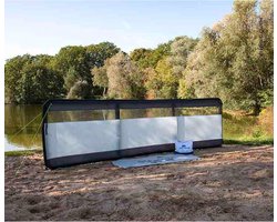 Reimo Tent Technology Camping windshield privacy protection inflatable HIGH AIR 480x140 cm 3-piece incl. pump