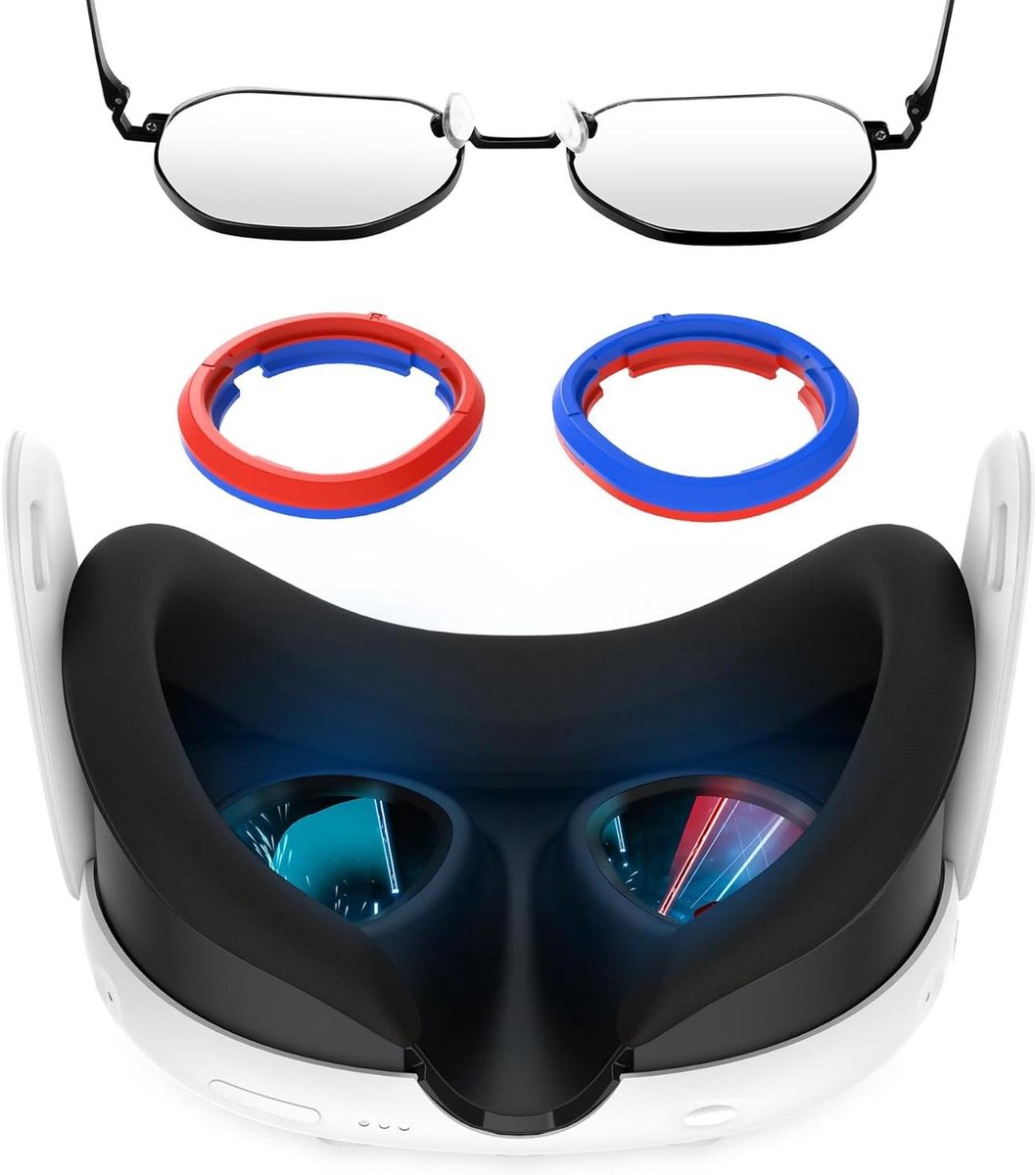 Acer VR Magnetische Frame Bril Spacer voor Oculus/Meta Quest 3, Lenzen Insert Bril Lens Protector Accessoires, Anti Krassen Glas Spacer Bescherming voor Oculus Quest 3 Headset