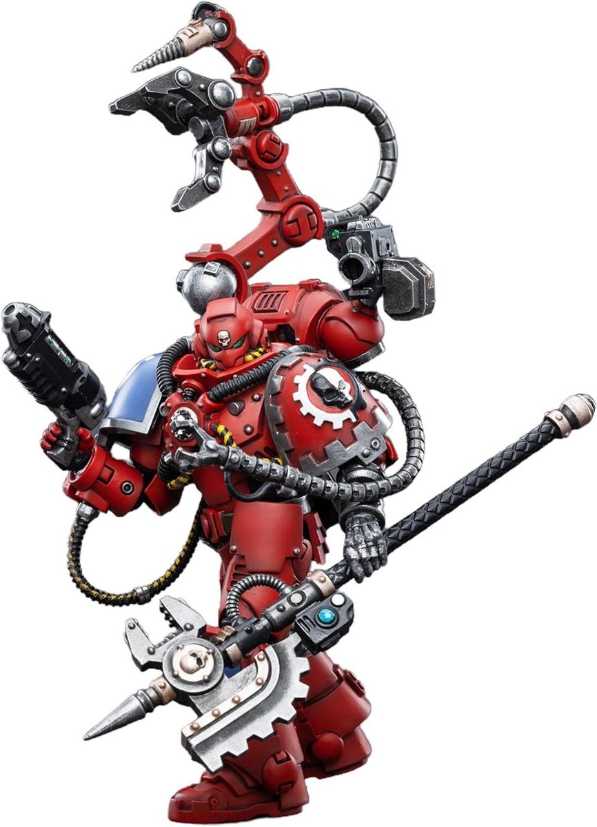 Actiefiguur Techmarine - Verzamelbeeldje Warhammer - Modeldisplay - Gedetailleerd Ontwerp - 124 mm - Techmarine Broer Tybestis