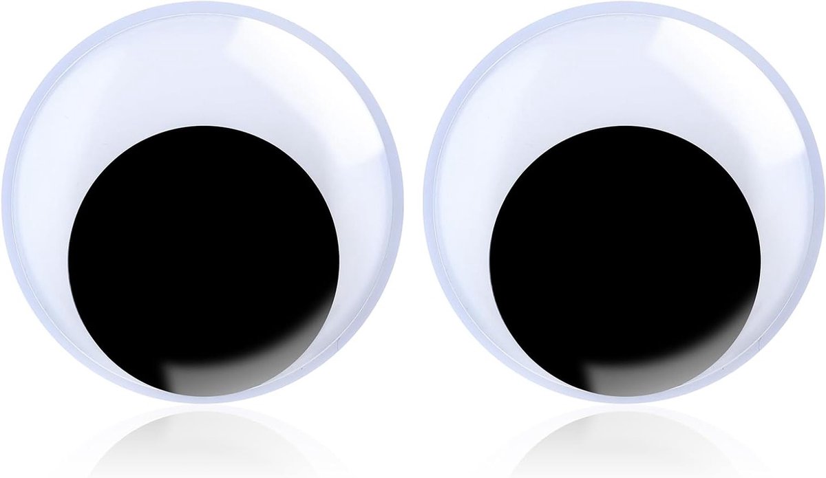Extra Grote Zelfklevende Wiebelogen (13 cm) - Gigantische Googly Eyes voor Knutselen en Decoratie