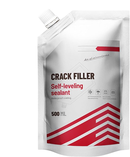 Betonporiënvuller - Kit Reparatiepasta - Scheuren Dichten - Vochtbestendig Ontwerp - 500 g - Grijs van Merkloos — afbeelding 2