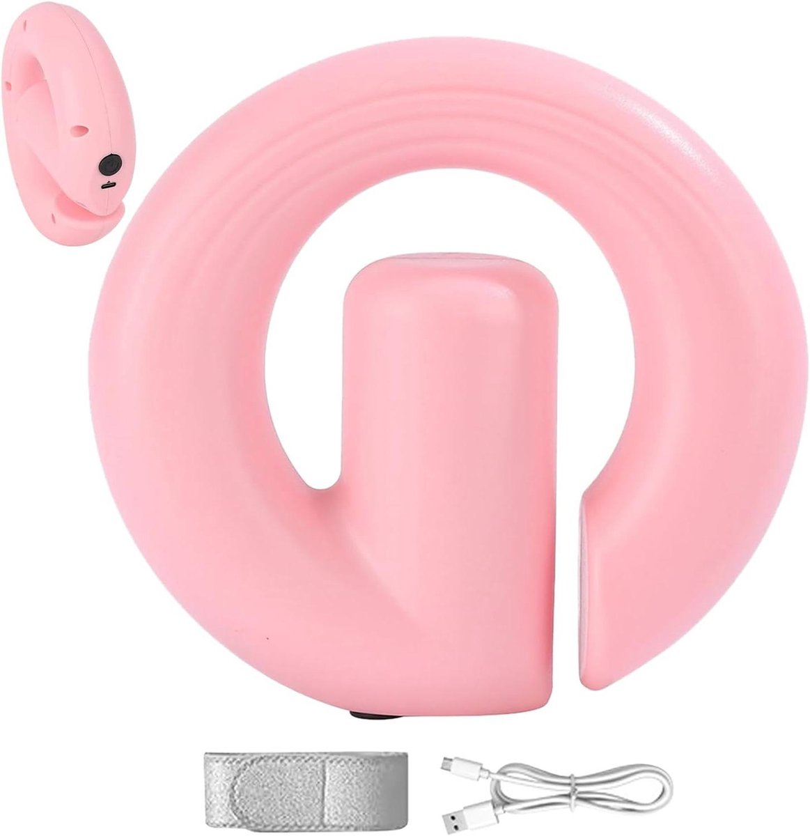 Fascia Ring Massager - Lichaamsmassage Ring - Spierontspanning - 360 Flexibele Pasvorm - 19 x 175 x 75 cm - Grijs