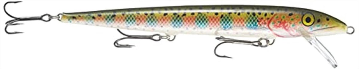 Jointed Shad Rap - Zwevend kunstaas - Vissen op forel - Imiteert gewonde aasvis - 11 cm - Regenboog