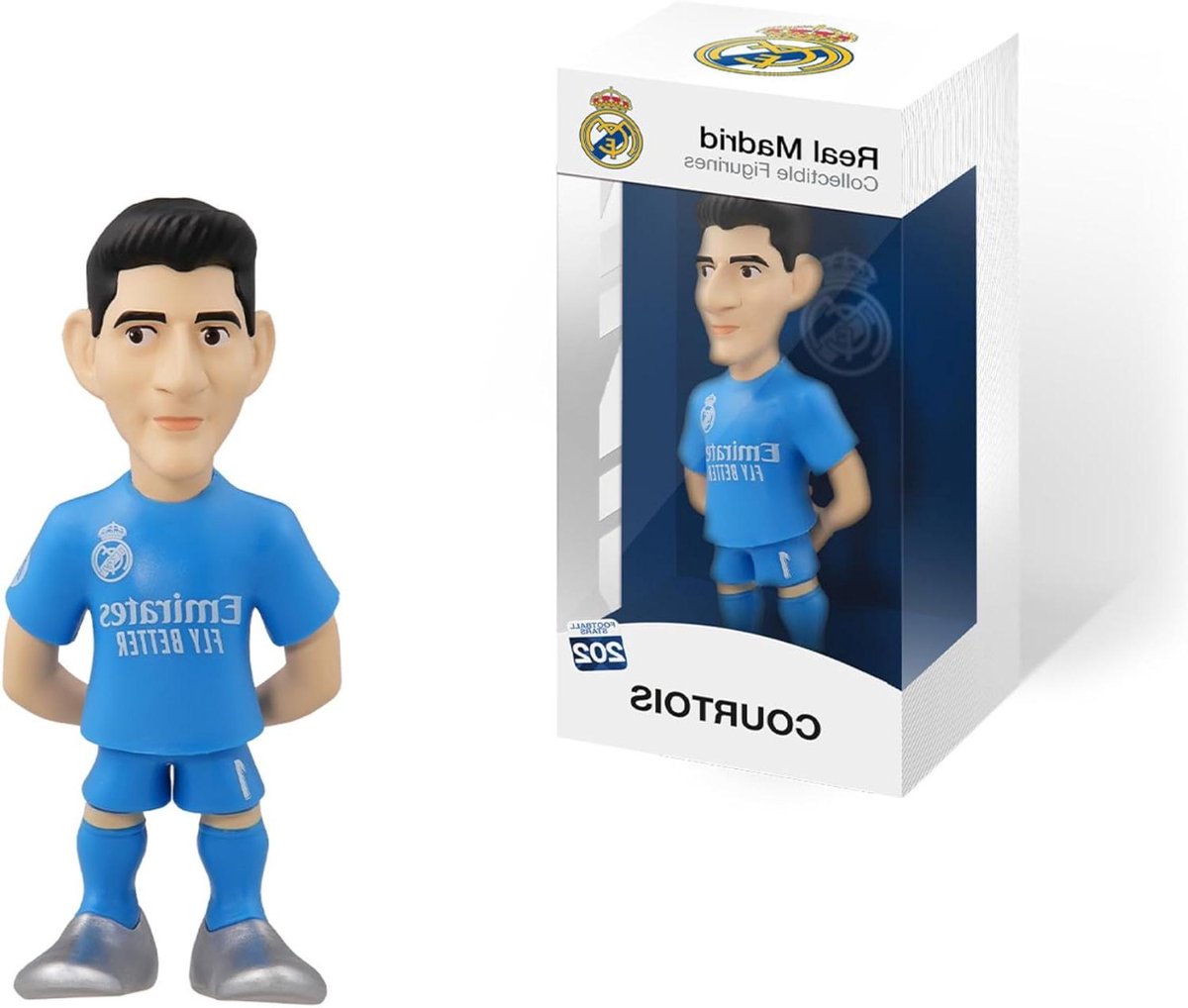 Courtois Figuur - Voetbal Verzamelfiguur - Voetbalfans Verzamelen - Officieel Gelicentieerd Product - 12 cm - Meerkleurig