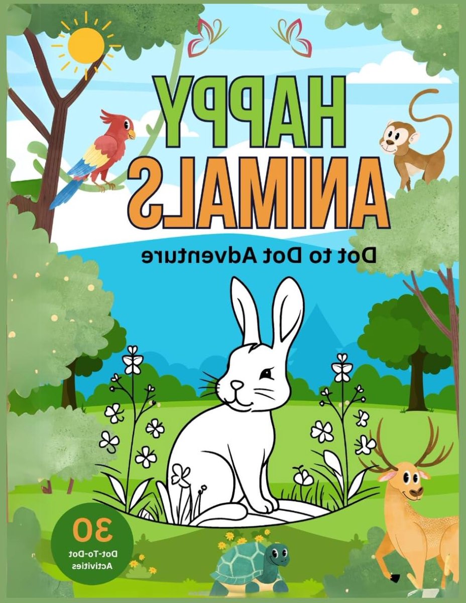 Kleurboek Dierentuin - Punt-naar-punt - Kinderen Leren - 31 Uitdagende Puzzels - 8.5 x 11 inch - Niet gespecificeerd